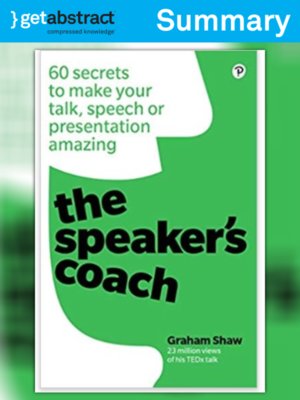 cover image of The Speaker's Coach (Summary)